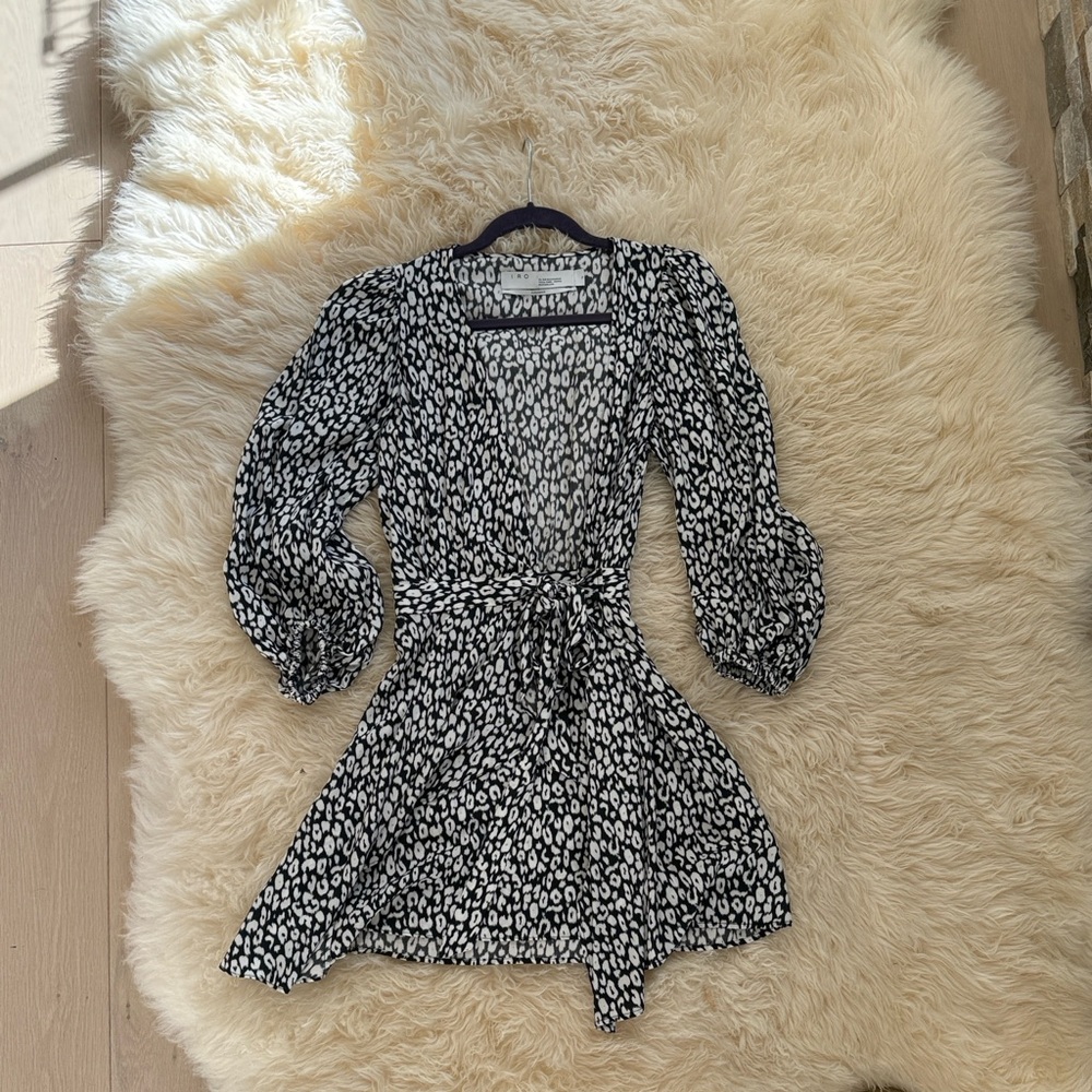 IRO Monochrome Long Sleeve Dress